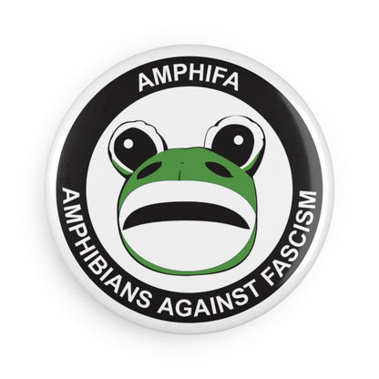 Free Oppression - Home Decor - Amphifa Amphibians Against Fascism - Round Button Magnet - 1 & 10 pcs