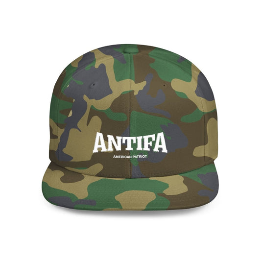 Free Oppression - Hats - Antifa American Patriot – Flat Bill Snapback Hat