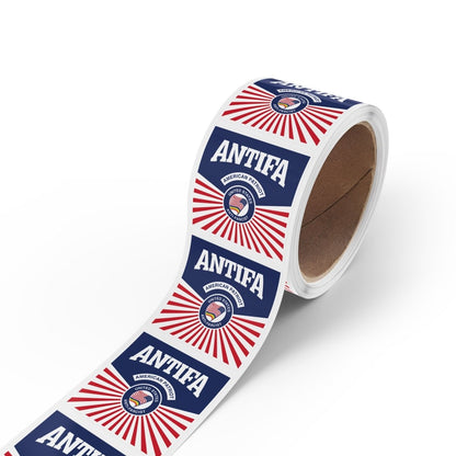 Free Oppression - Sticker Roll - Antifa American Patriot United States Antifascist - Round Vinyl Sticker Roll — Anti Trump Protest "No Kings" Antifascist Decals