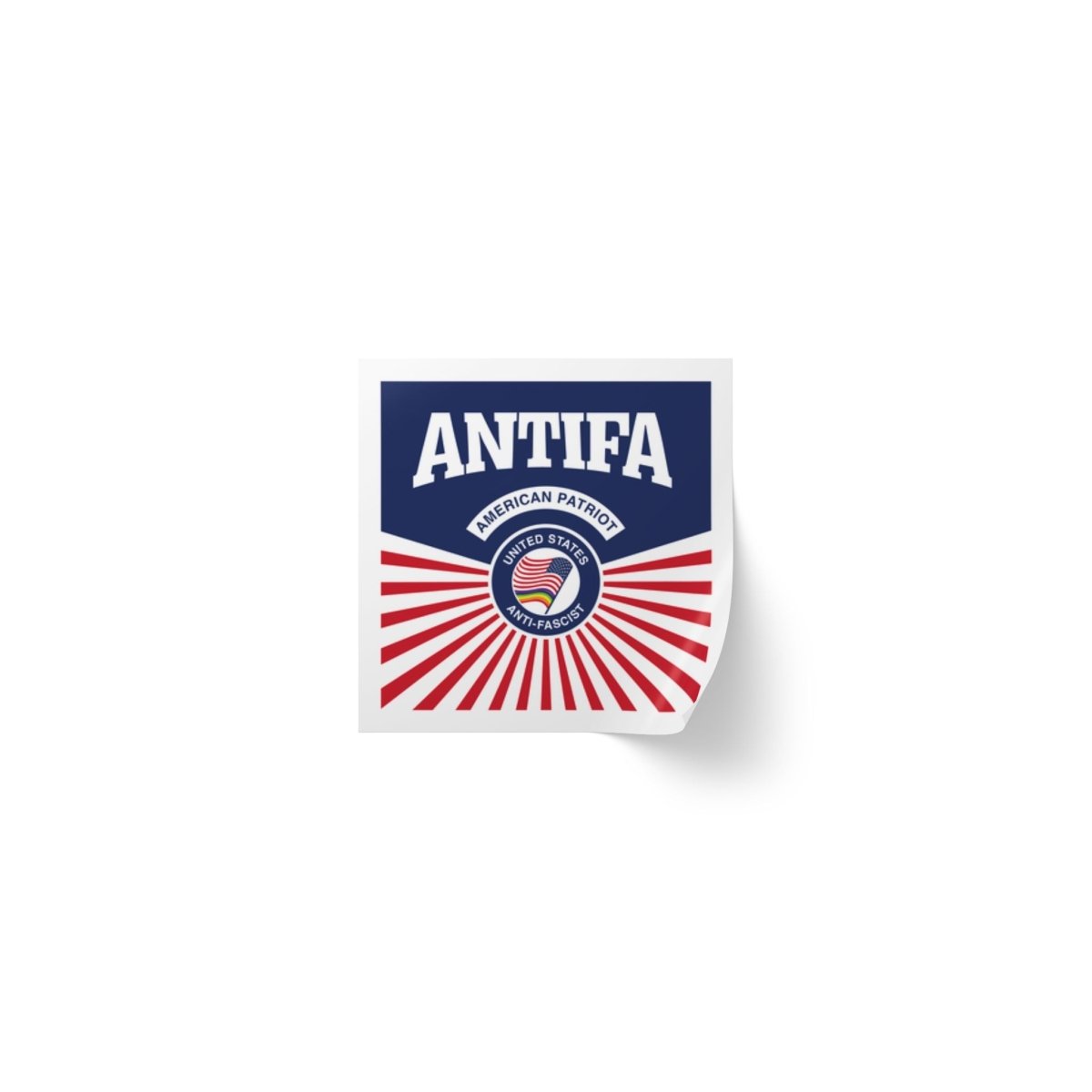 Free Oppression - Sticker Roll - Antifa American Patriot United States Antifascist - Round Vinyl Sticker Roll — Anti Trump Protest "No Kings" Antifascist Decals