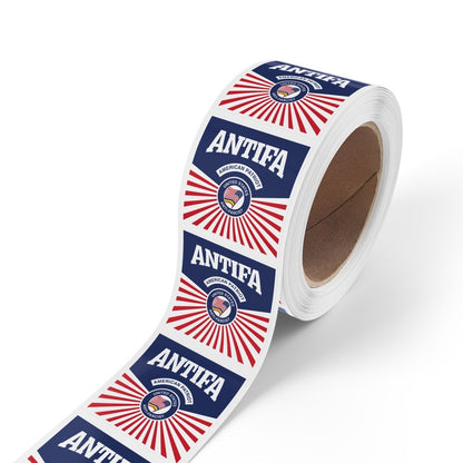 Free Oppression - Sticker Roll - Antifa American Patriot United States Antifascist - Round Vinyl Sticker Roll — Anti Trump Protest "No Kings" Antifascist Decals