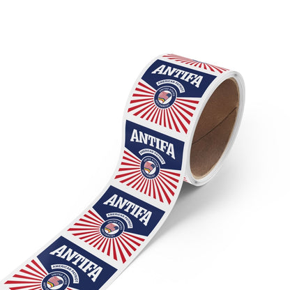 Free Oppression - Sticker Roll - Antifa American Patriot United States Antifascist - Round Vinyl Sticker Roll — Anti Trump Protest "No Kings" Antifascist Decals
