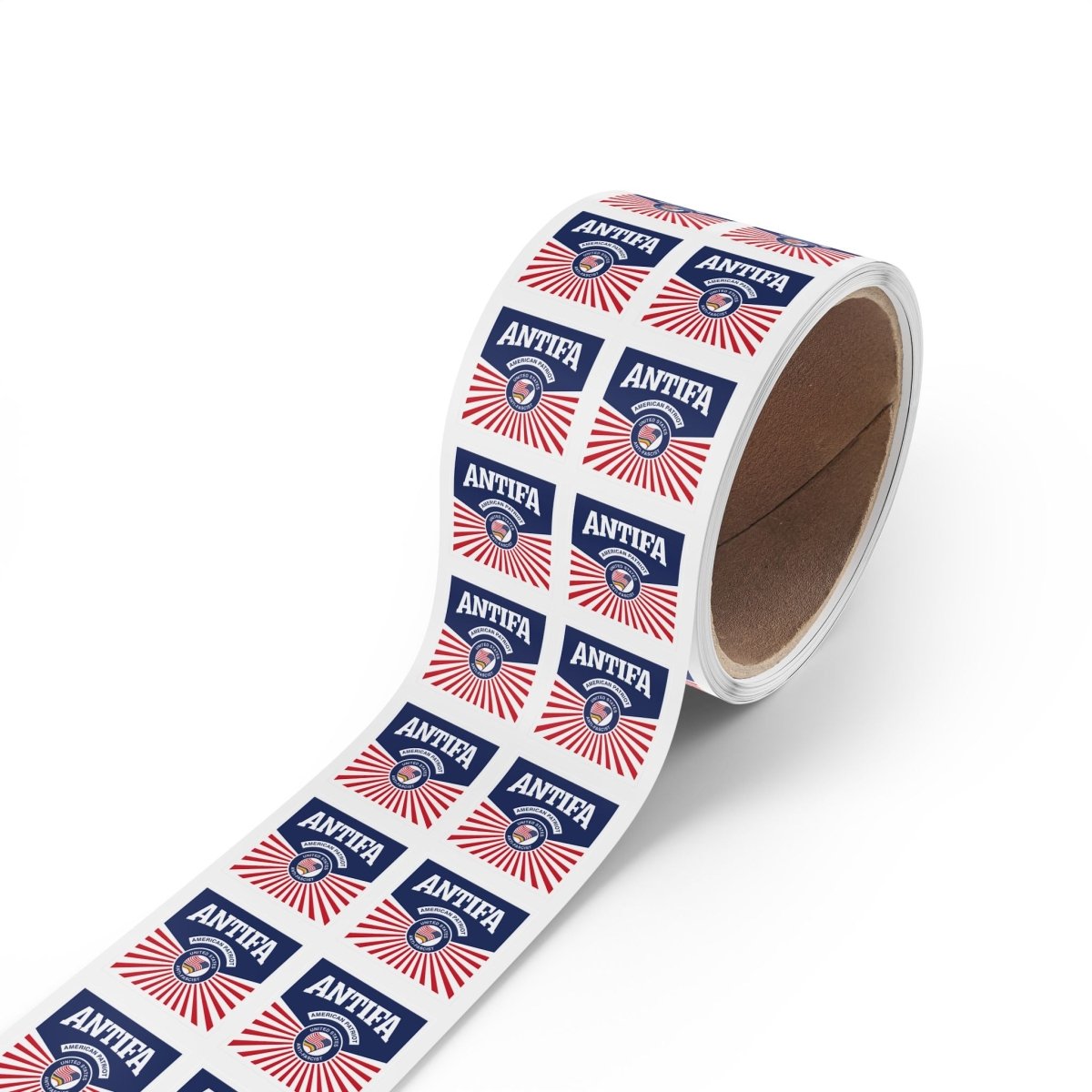 Free Oppression - Sticker Roll - Antifa American Patriot United States Antifascist - Round Vinyl Sticker Roll — Anti Trump Protest "No Kings" Antifascist Decals