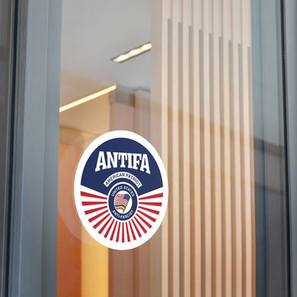 Free Oppression - Stickers - Antifa American Patriot United States Antifascist – Round Vinyl Sticker