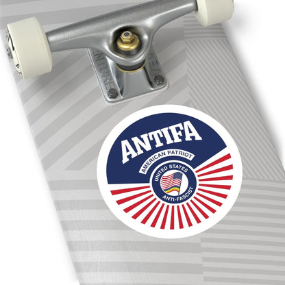 Free Oppression - Stickers - Antifa American Patriot United States Antifascist – Round Vinyl Sticker