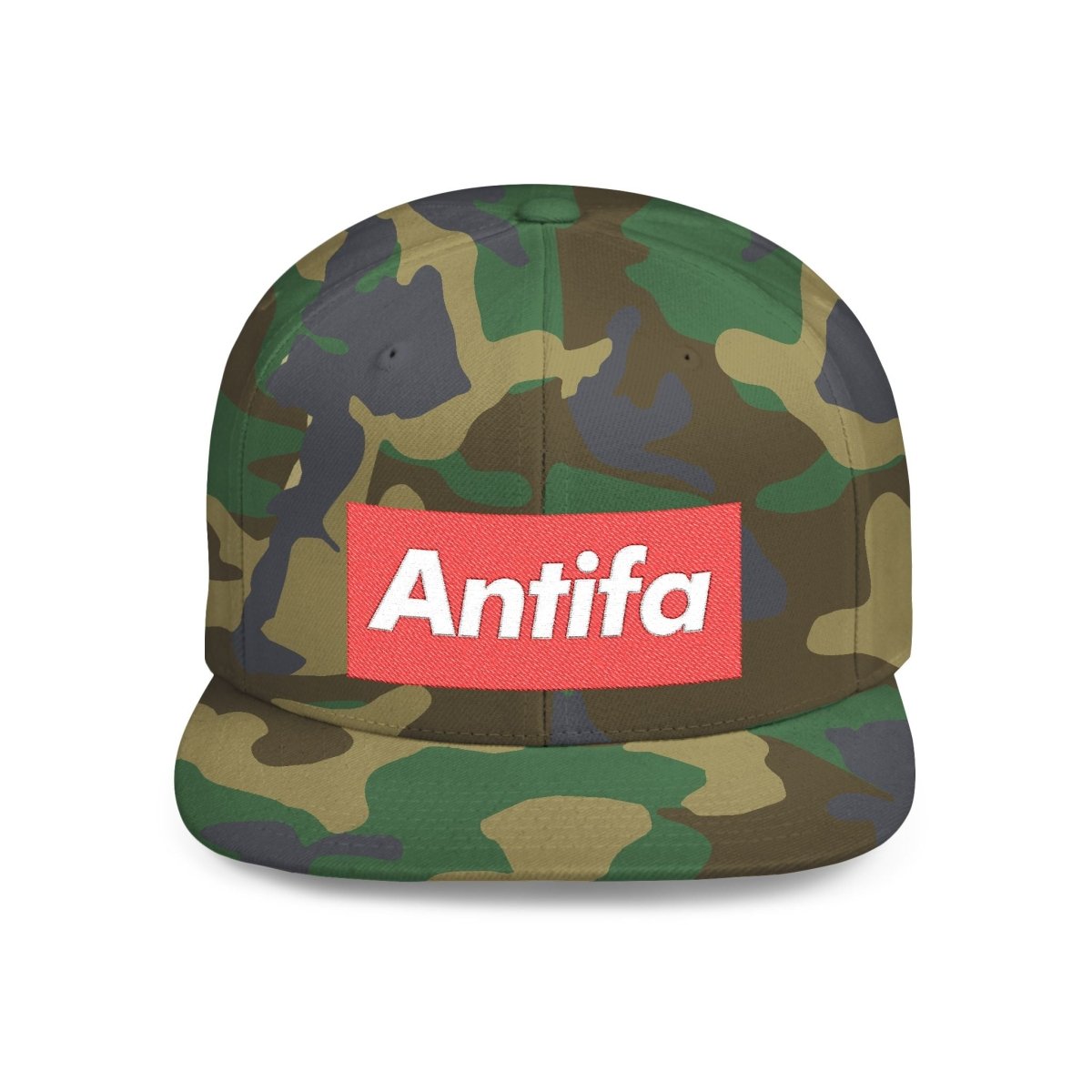 Free Oppression - Hats - Antifa – Flat Bill Snapback Hat
