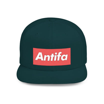 Free Oppression - Hats - Antifa – Flat Bill Snapback Hat