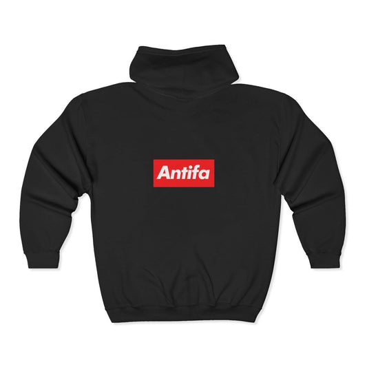 Free Oppression - Hoodie - Antifa Streetwear – Anti - Extremism Full Zip Hoodie