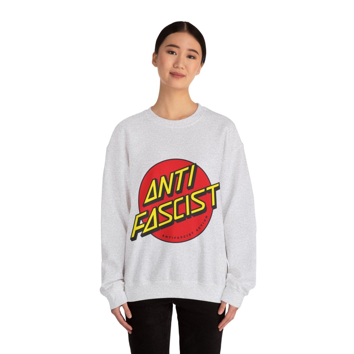 Antifascist Action – Anti - Authoritarian Solidarity Sweatshirt - Sweatshirt - Free Oppression