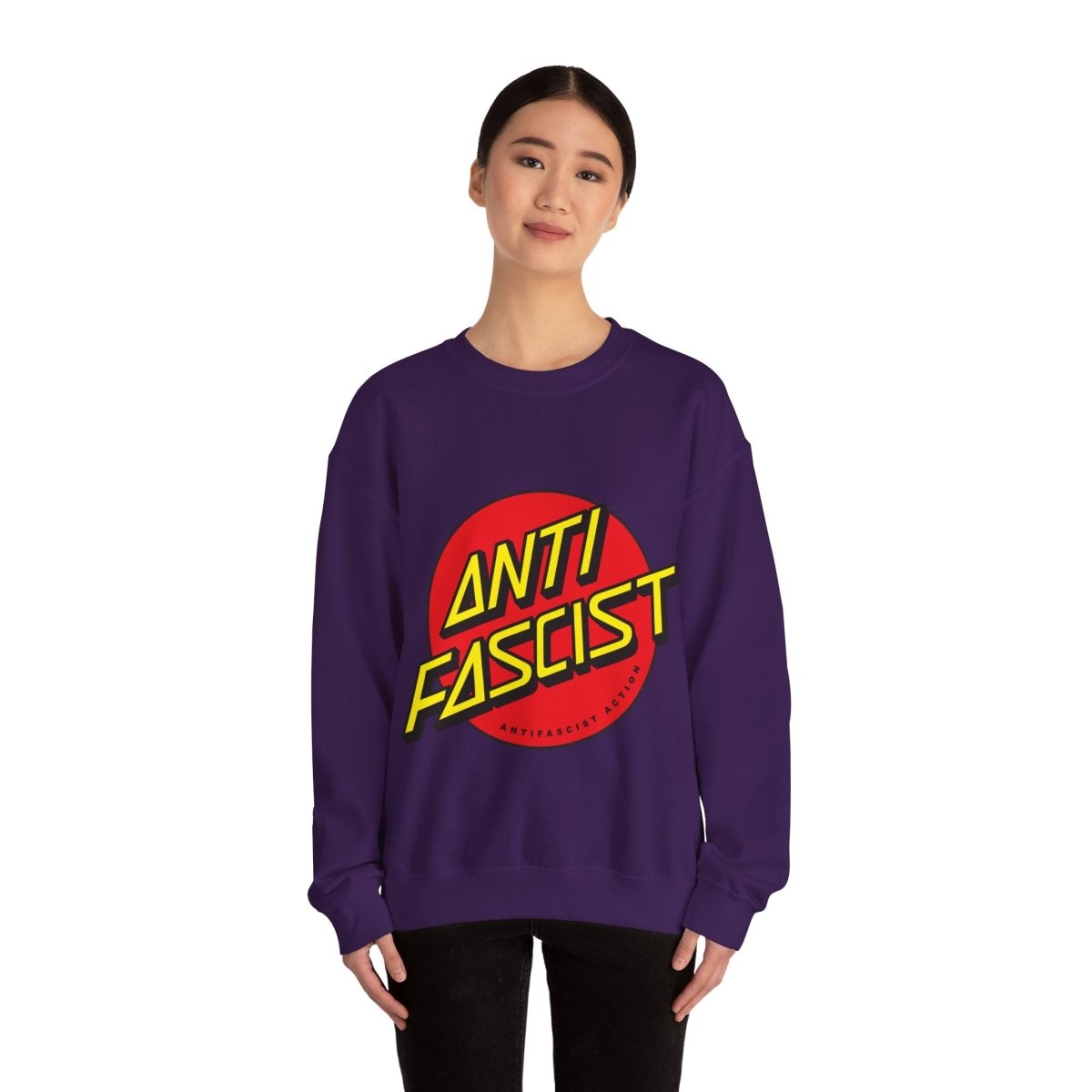Antifascist Action – Anti - Authoritarian Solidarity Sweatshirt - Sweatshirt - Free Oppression