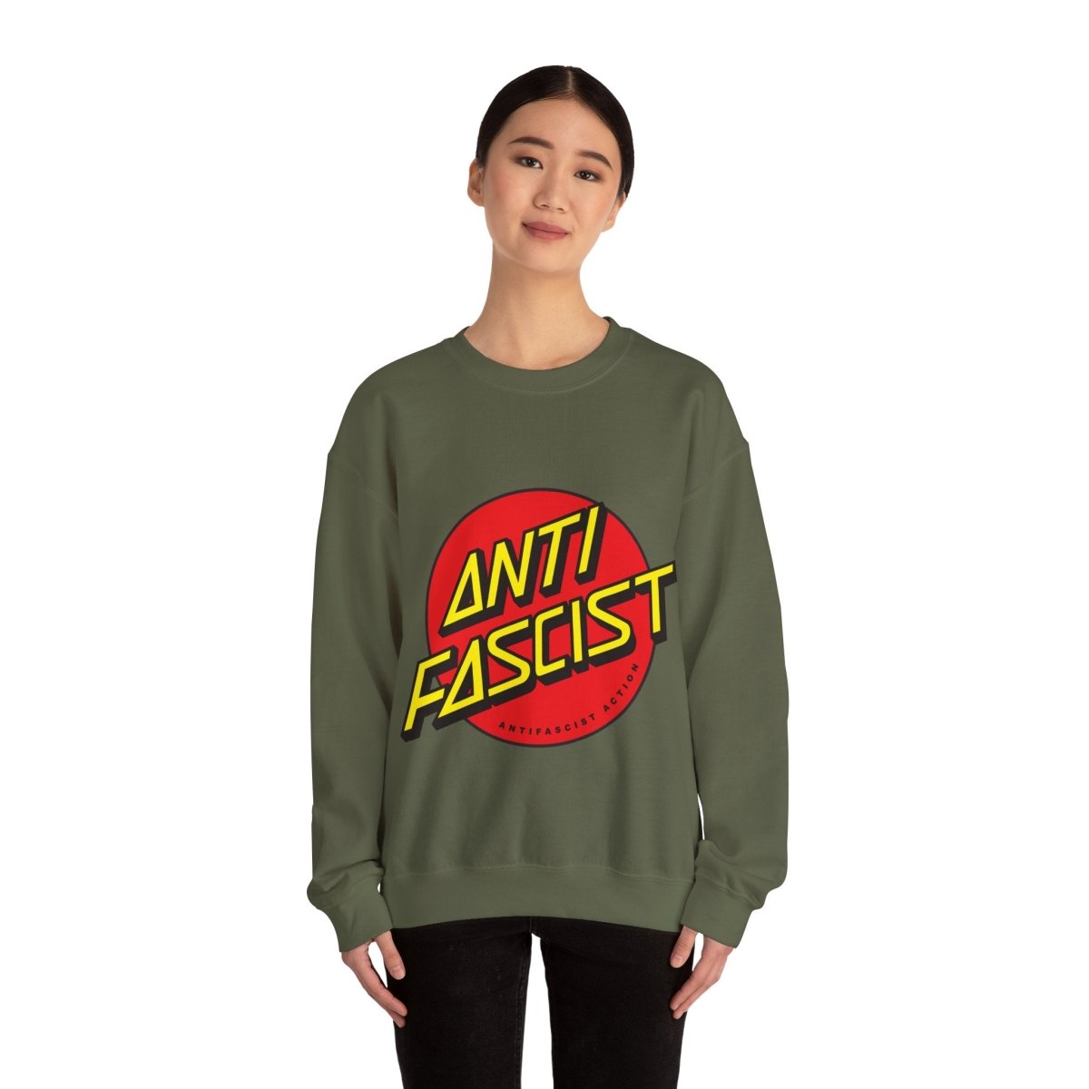 Free Oppression - Sweatshirt - Antifascist Action – Anti - Authoritarian Solidarity Sweatshirt