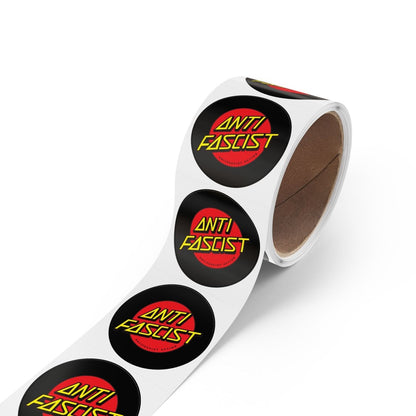Free Oppression - Sticker Roll - Antifascist Action Round Vinyl Sticker Label Rolls - Anti Trump Protest "No Kings" Antifascist Decals