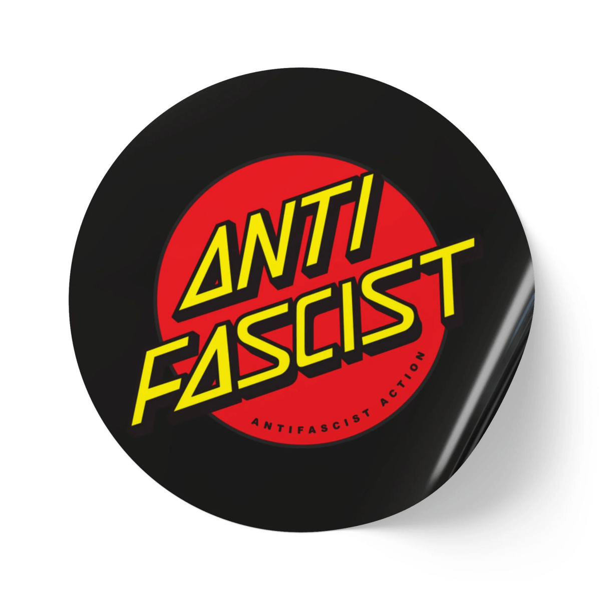 Free Oppression - Stickers - Antifascist Action – Round Vinyl Sticker