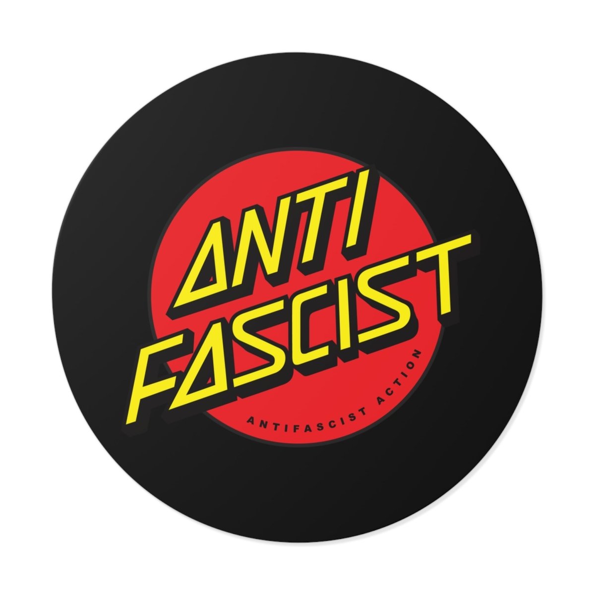 Free Oppression - Stickers - Antifascist Action – Round Vinyl Sticker