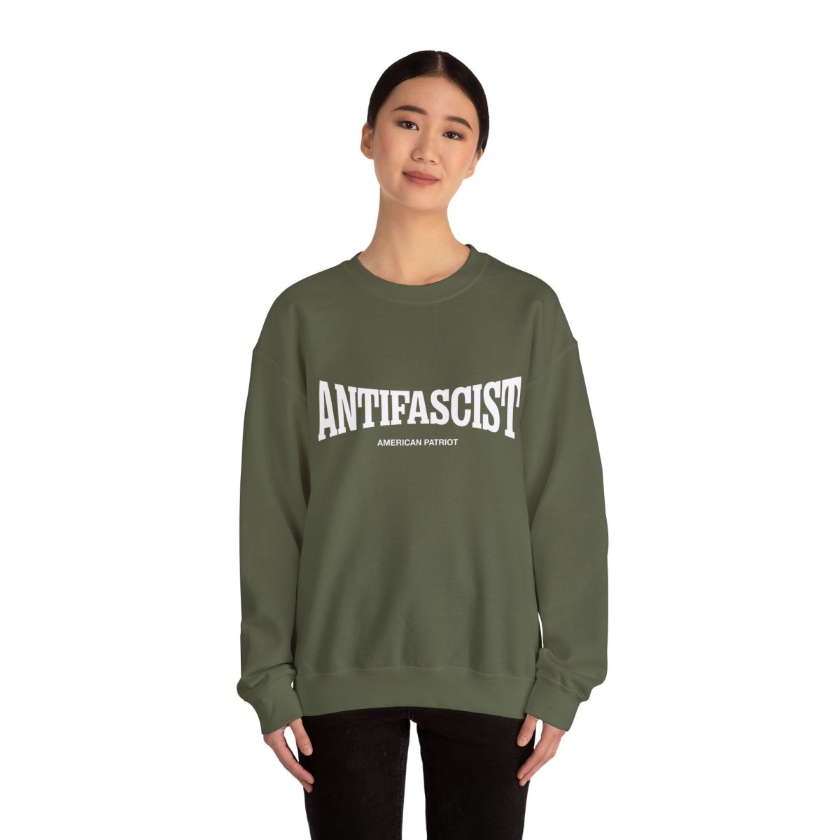 Free Oppression - Sweatshirt - Antifascist American Patriot – Democracy Defender Sweatshirt