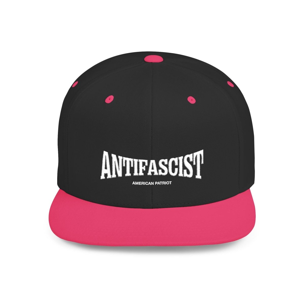 Free Oppression - Hats - Antifascist American Patriot – Flat Bill Snapback Hat
