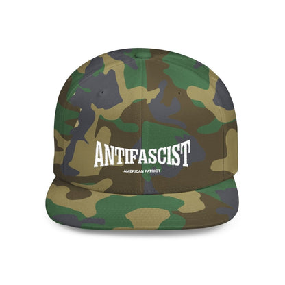 Free Oppression - Hats - Antifascist American Patriot – Flat Bill Snapback Hat