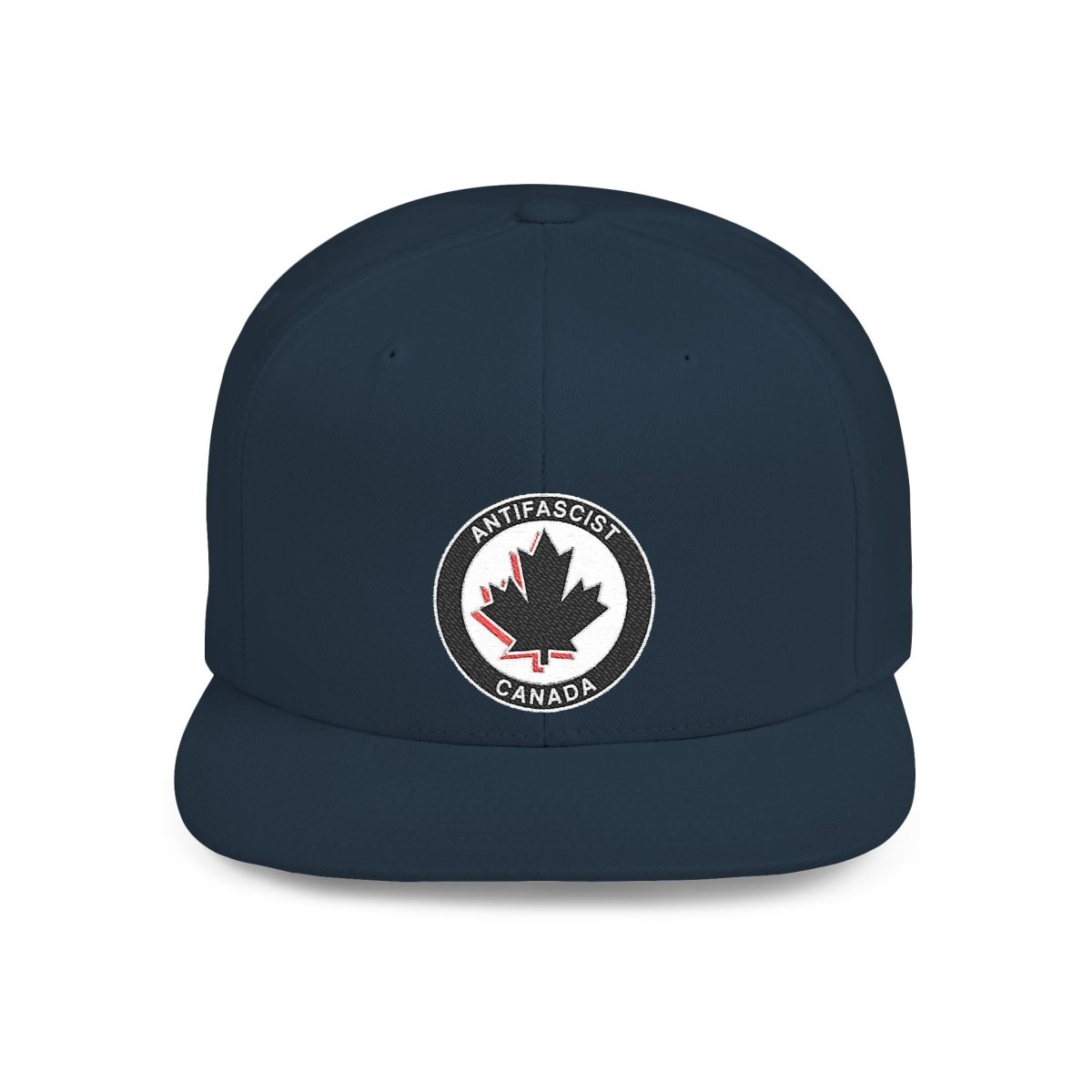 Free Oppression - Hats - Antifascist Canada – Flat Bill Snapback Hat Embroidered Activist Protest Cap
