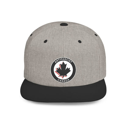 Free Oppression - Hats - Antifascist Canada – Flat Bill Snapback Hat Embroidered Activist Protest Cap