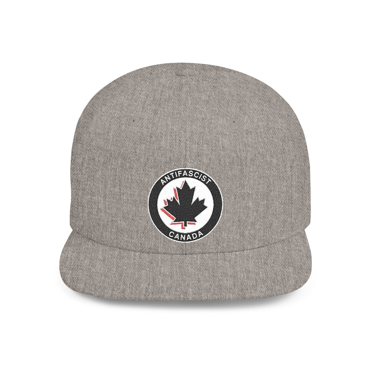 Free Oppression - Hats - Antifascist Canada – Flat Bill Snapback Hat Embroidered Activist Protest Cap