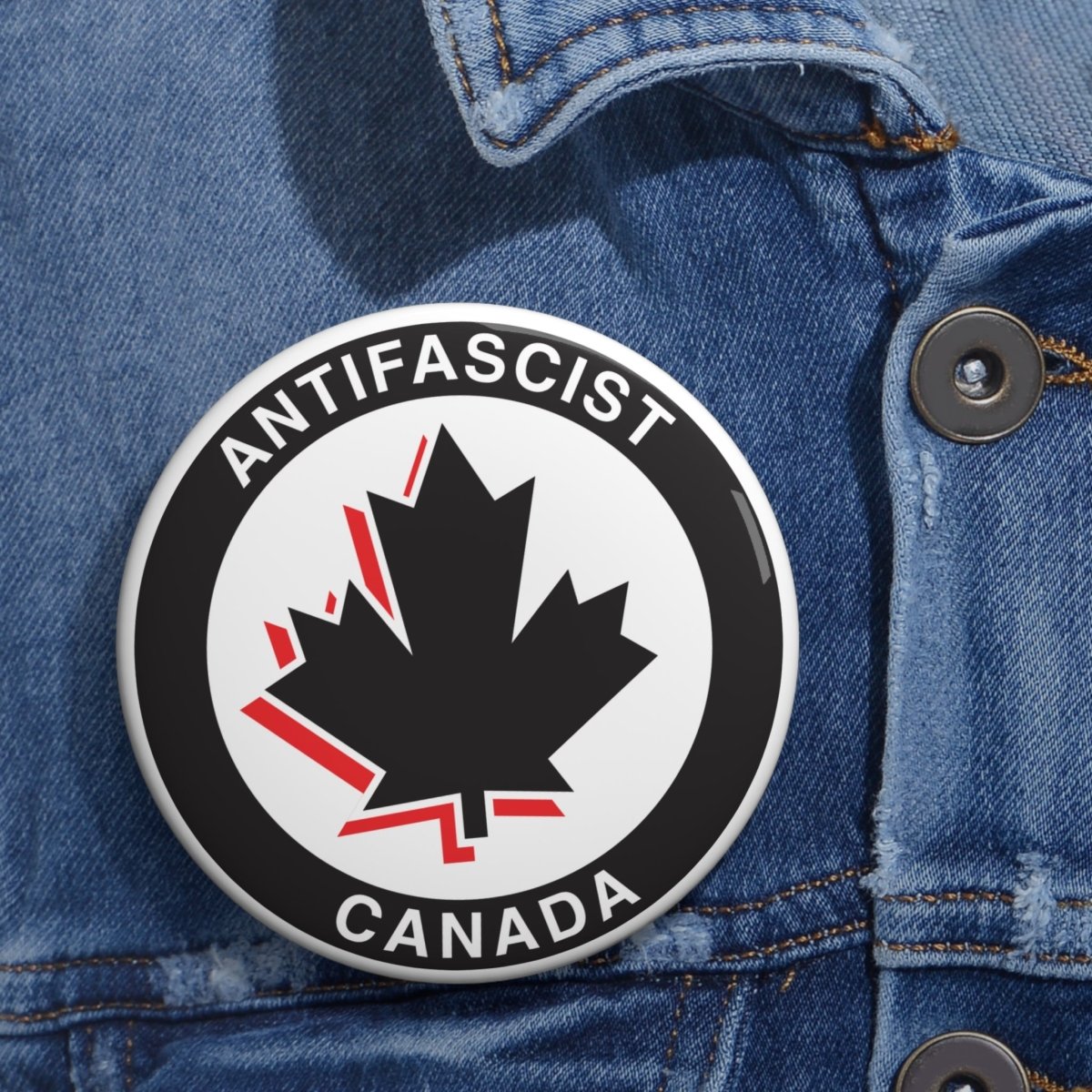 Free Oppression - Accessories - Antifascist Canada - Pin Button