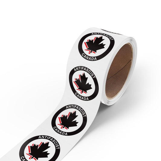 Free Oppression - Sticker Roll - Antifascist Canada Sticker Roll – Round Activist Label Stickers