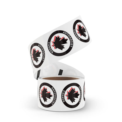 Free Oppression - Sticker Roll - Antifascist Canada Sticker Roll – Round Activist Label Stickers