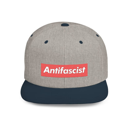 Free Oppression - Hats - Antifascist – Flat Bill Snapback Hat