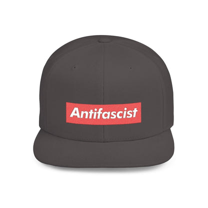 Free Oppression - Hats - Antifascist – Flat Bill Snapback Hat