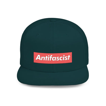 Free Oppression - Hats - Antifascist – Flat Bill Snapback Hat