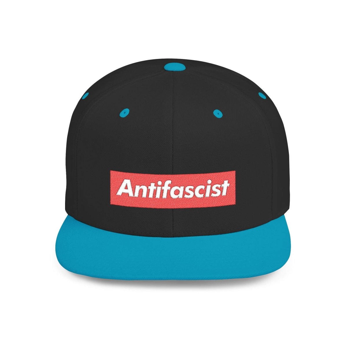 Free Oppression - Hats - Antifascist – Flat Bill Snapback Hat