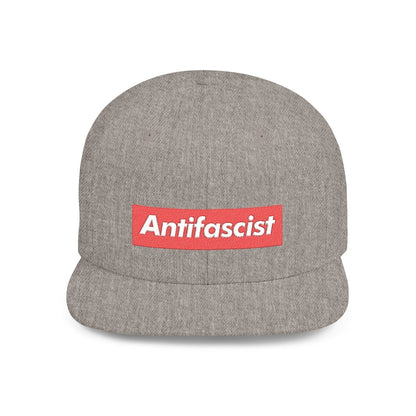 Free Oppression - Hats - Antifascist – Flat Bill Snapback Hat