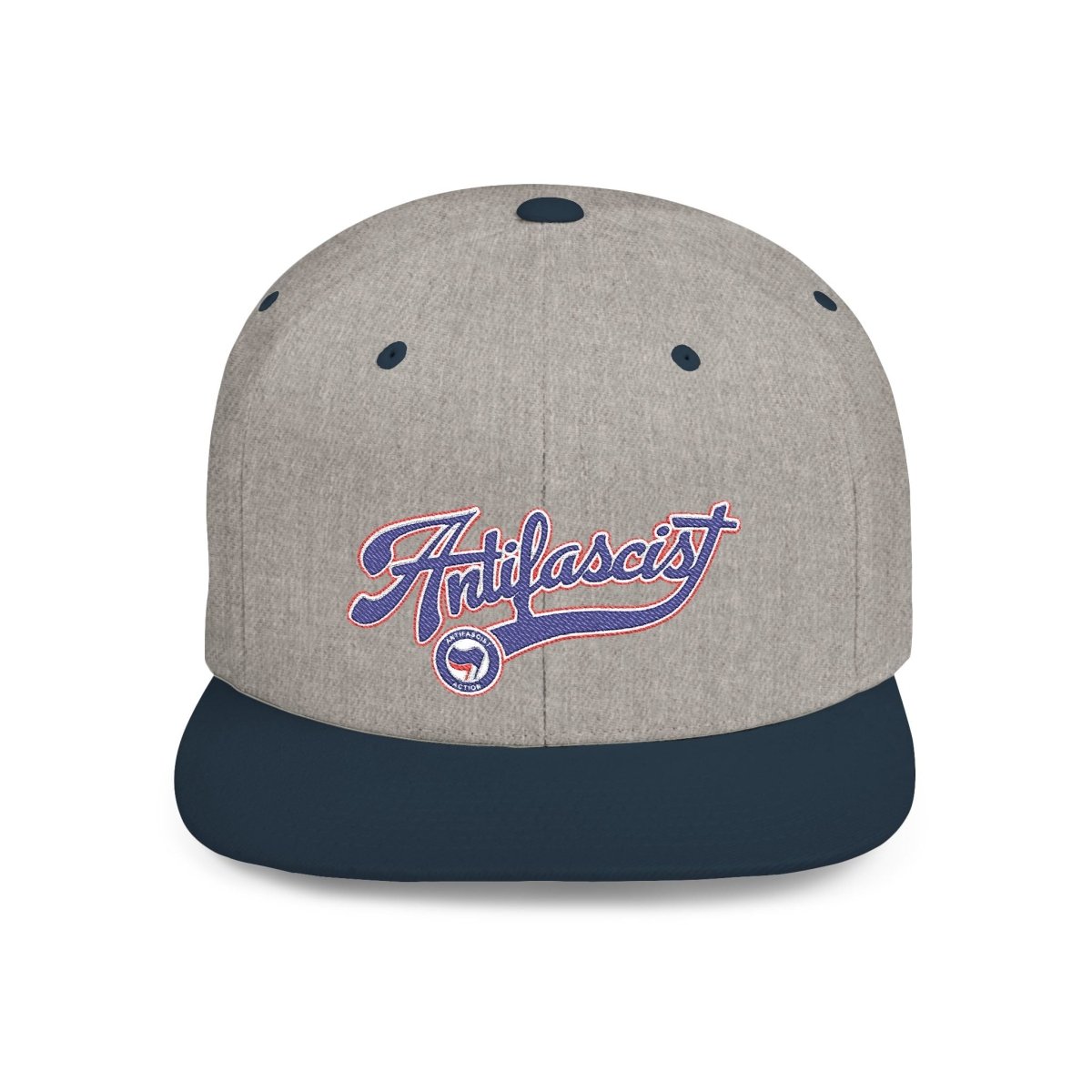Free Oppression - Hats - Antifascist – Flat Bill Snapback Hat