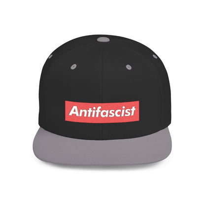 Free Oppression - Hats - Antifascist – Flat Bill Snapback Hat