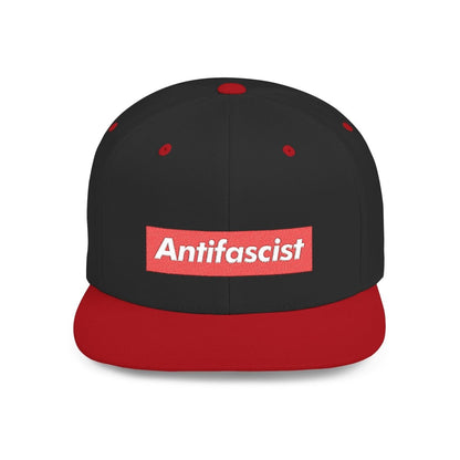 Free Oppression - Hats - Antifascist – Flat Bill Snapback Hat