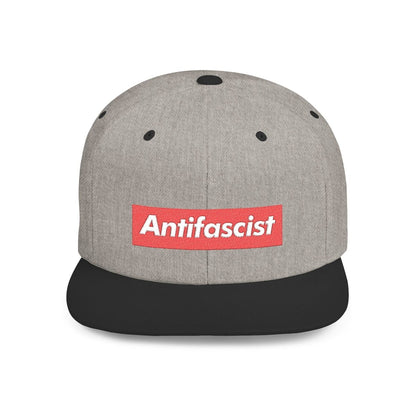Free Oppression - Hats - Antifascist – Flat Bill Snapback Hat