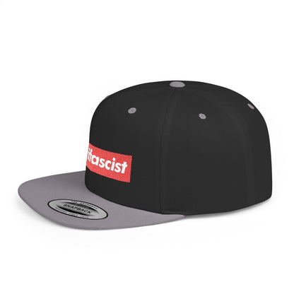 Free Oppression - Hats - Antifascist – Flat Bill Snapback Hat
