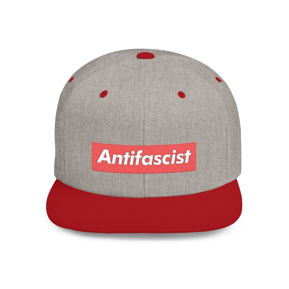 Free Oppression - Hats - Antifascist – Flat Bill Snapback Hat