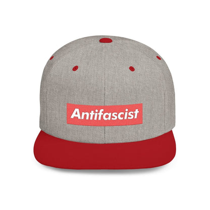 Free Oppression - Hats - Antifascist – Flat Bill Snapback Hat