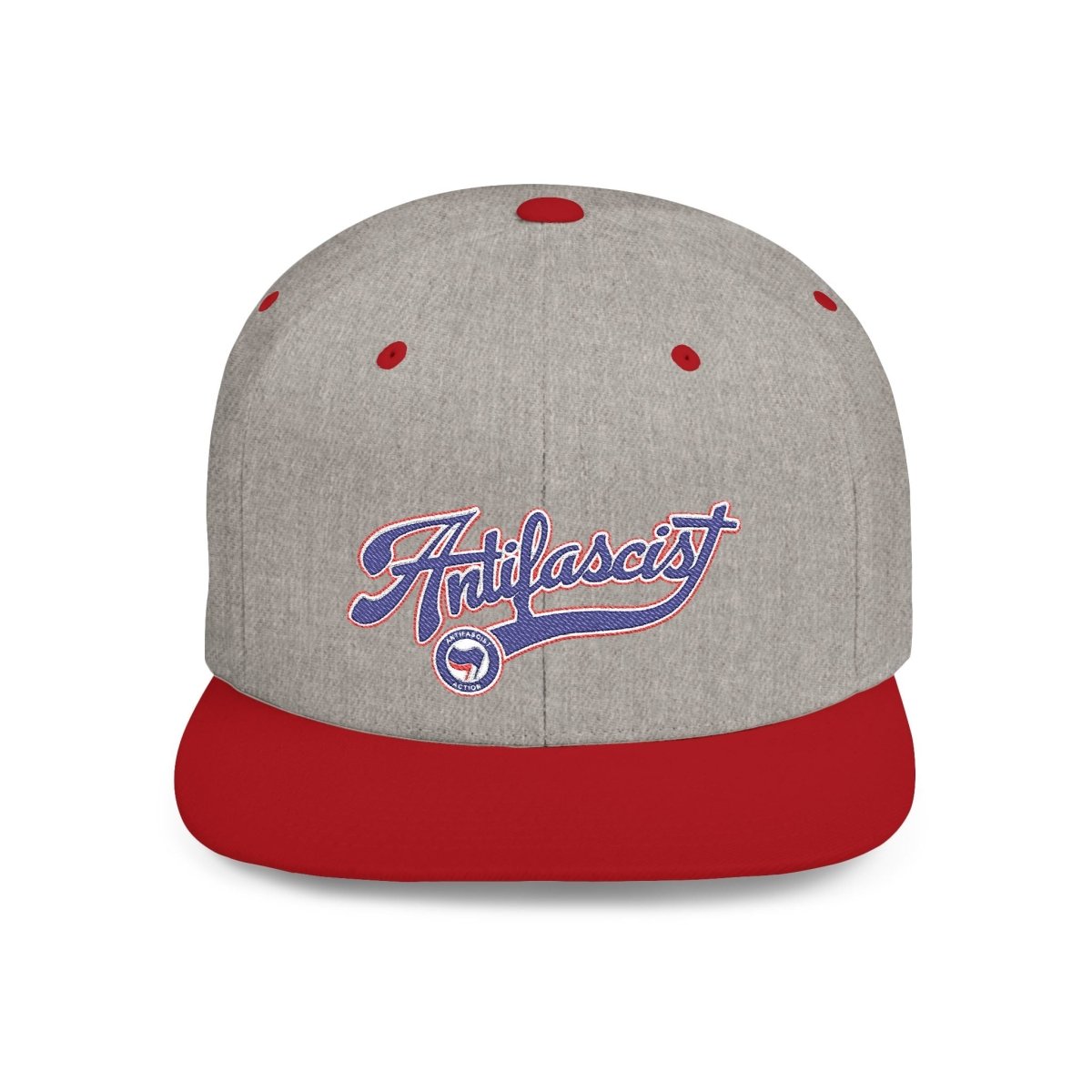 Free Oppression - Hats - Antifascist – Flat Bill Snapback Hat