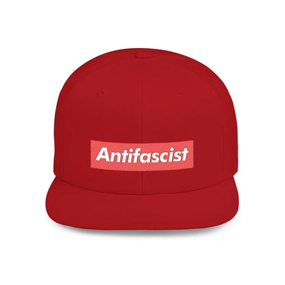 Free Oppression - Hats - Antifascist – Flat Bill Snapback Hat