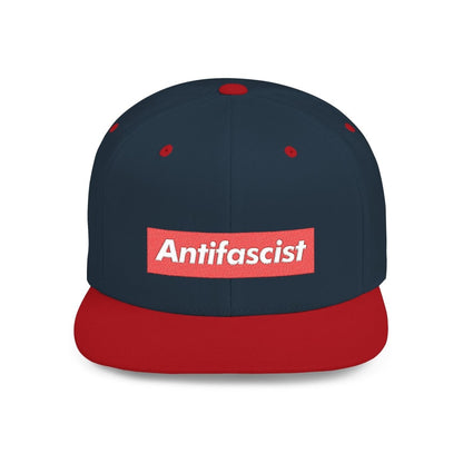 Free Oppression - Hats - Antifascist – Flat Bill Snapback Hat