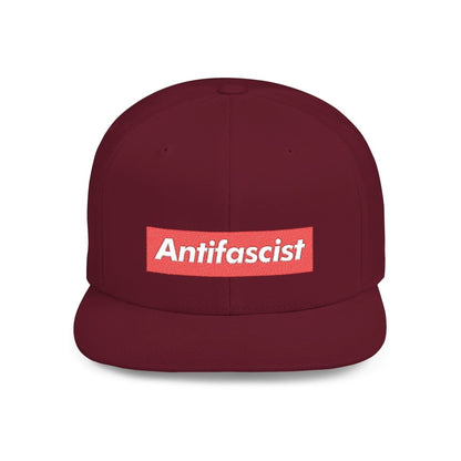 Free Oppression - Hats - Antifascist – Flat Bill Snapback Hat