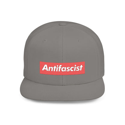 Free Oppression - Hats - Antifascist – Flat Bill Snapback Hat