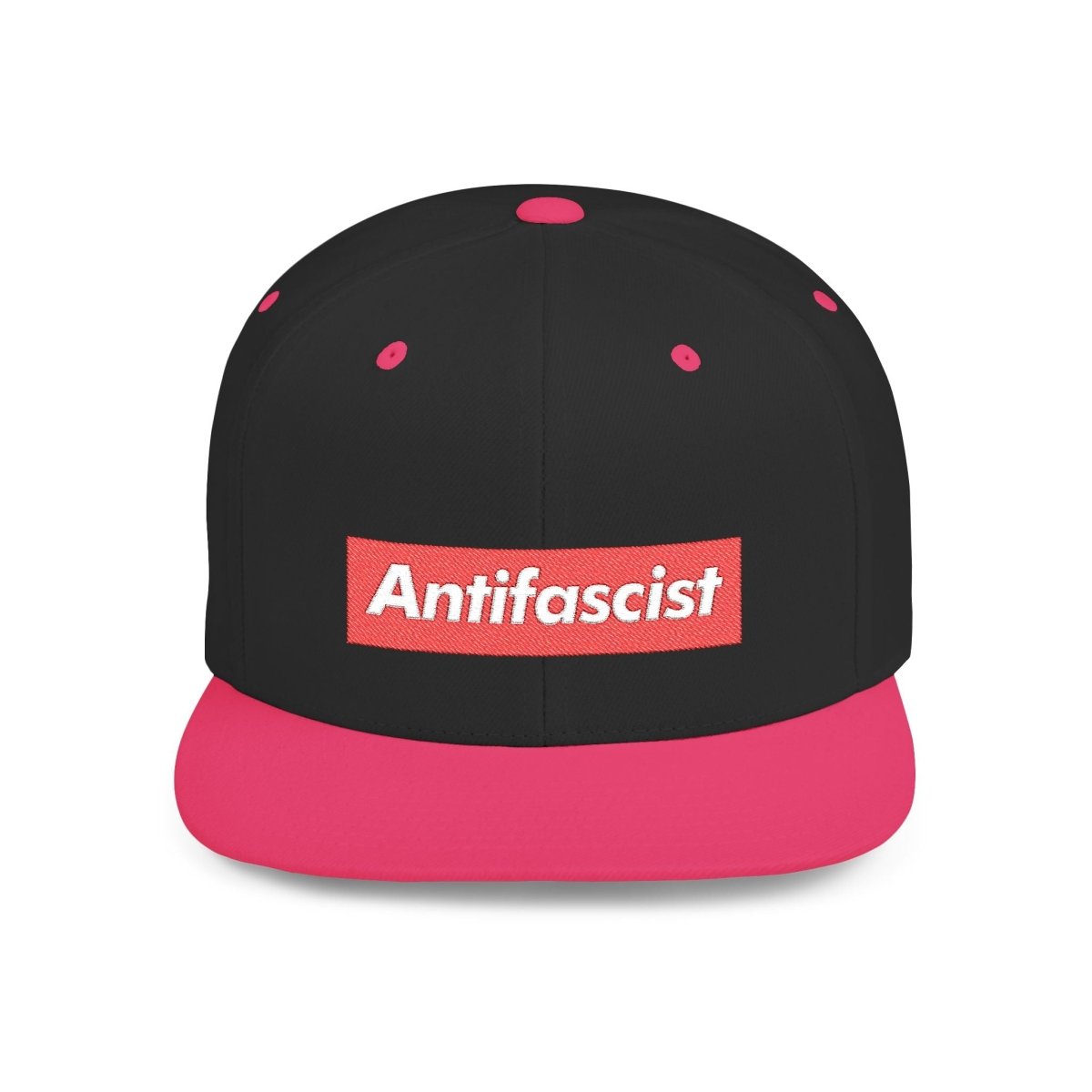 Free Oppression - Hats - Antifascist – Flat Bill Snapback Hat