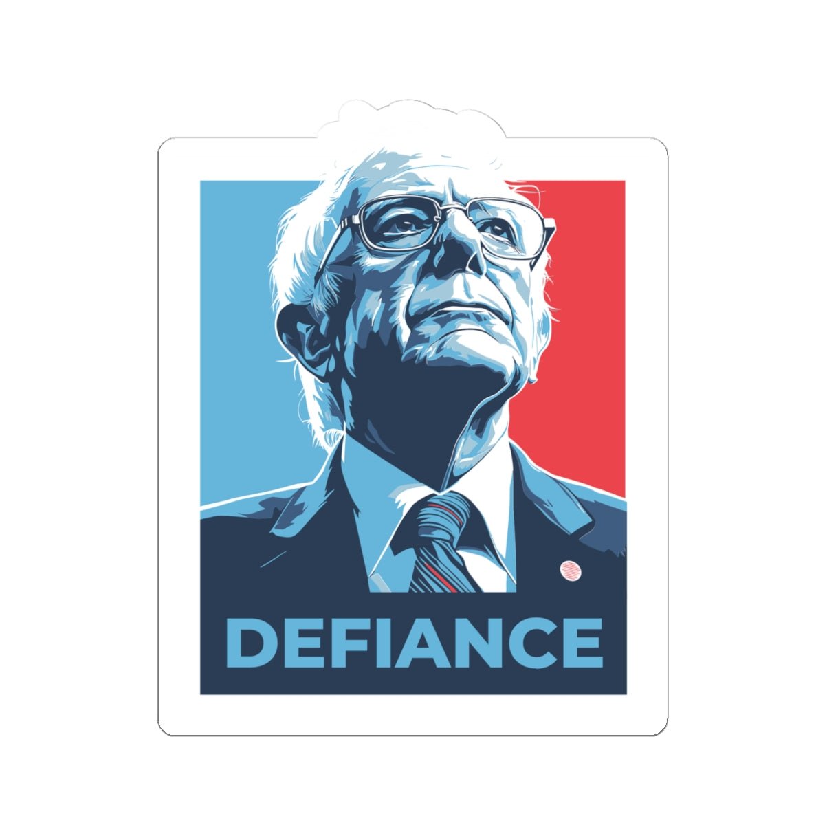 Free Oppression - Kiss - Cut Sticker - Bernie Sanders Defiance – Kiss - Cut Sticker