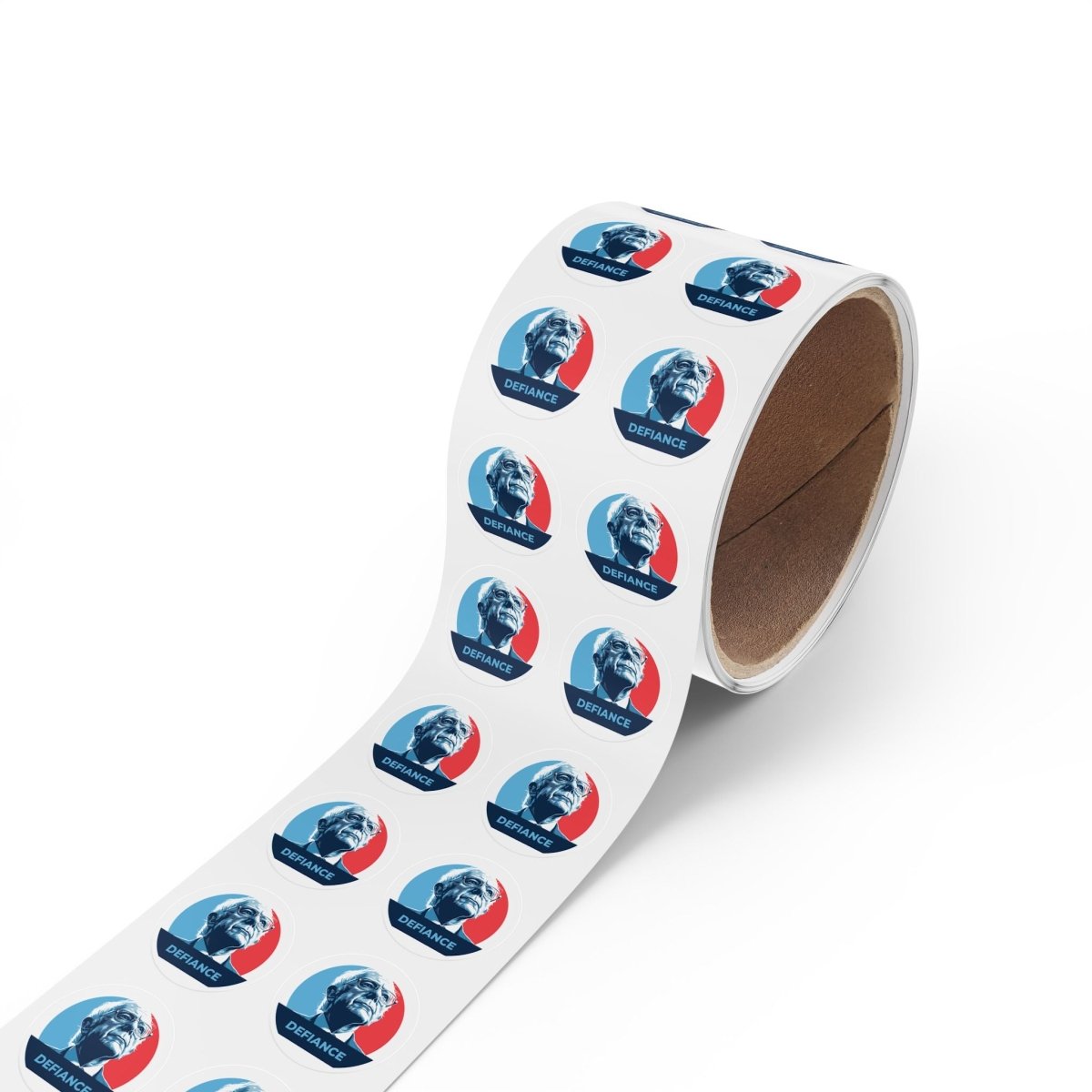 Free Oppression - Sticker Roll - Bernie Sanders Defiance - Round Vinyl Sticker Label Rolls - Anti Trump Protest "No Kings" Antifascist Decals