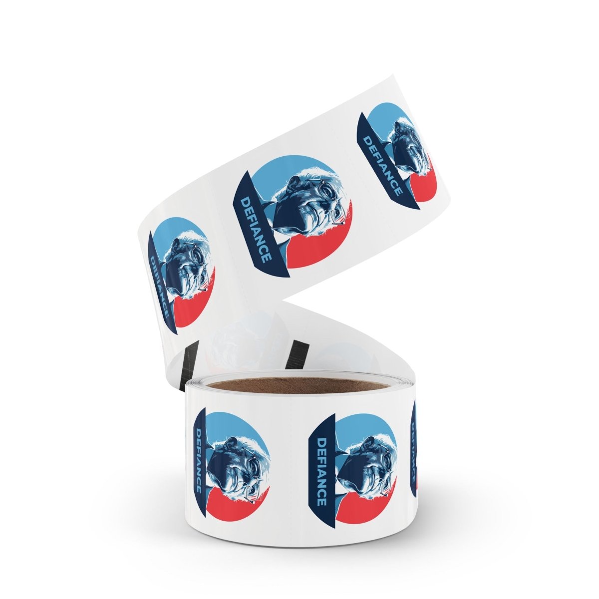 Free Oppression - Sticker Roll - Bernie Sanders Defiance - Round Vinyl Sticker Label Rolls - Anti Trump Protest "No Kings" Antifascist Decals