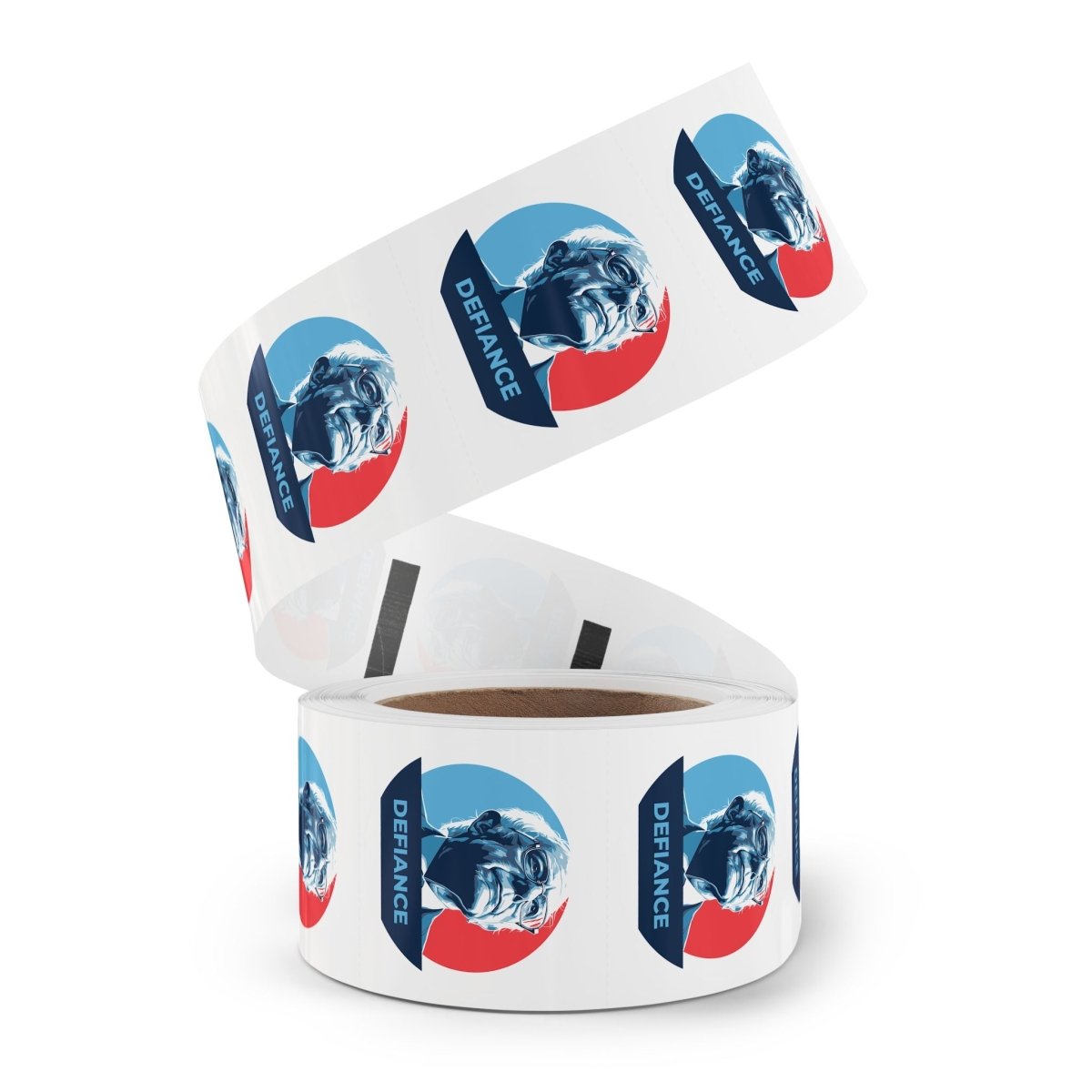 Free Oppression - Sticker Roll - Bernie Sanders Defiance - Round Vinyl Sticker Label Rolls - Anti Trump Protest "No Kings" Antifascist Decals