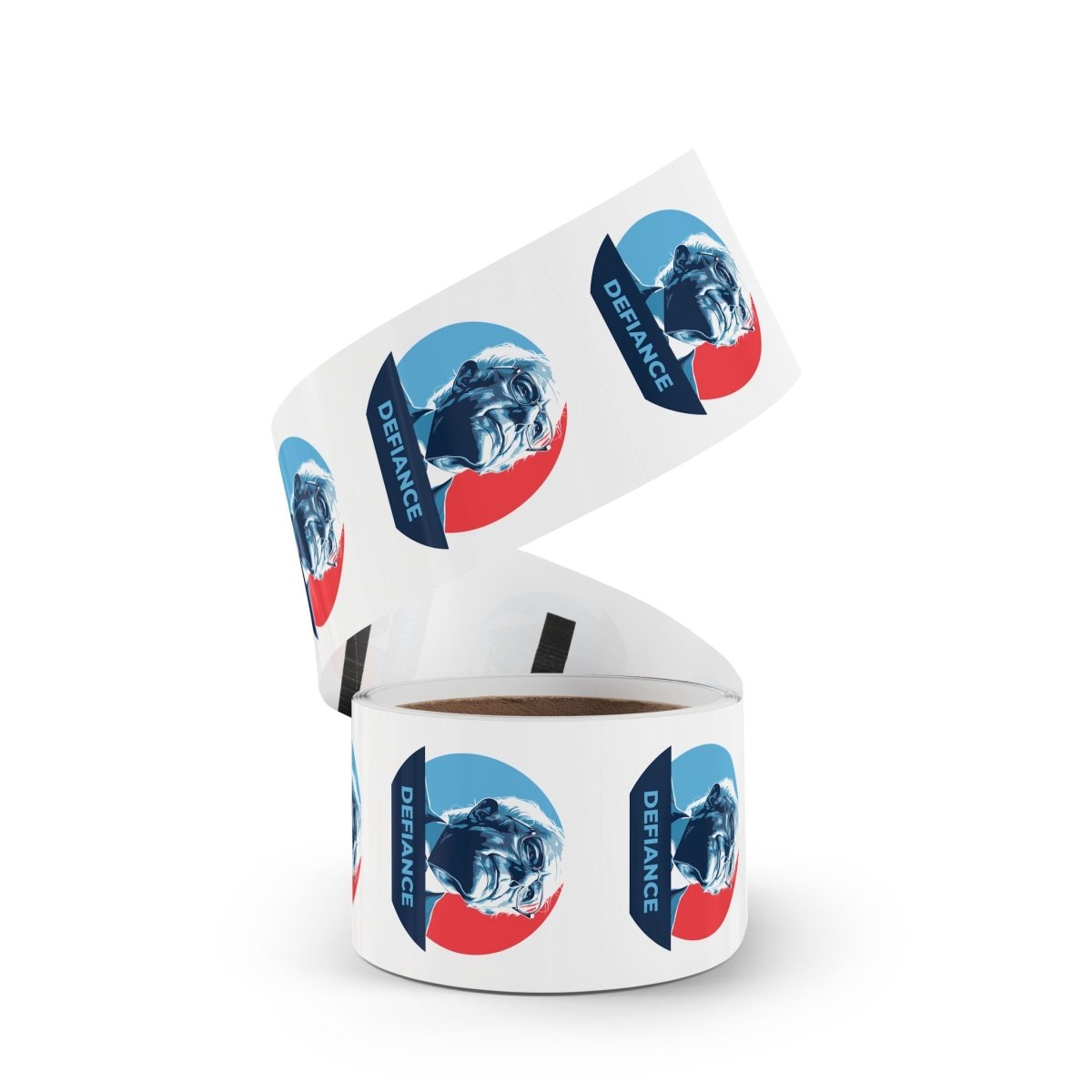 Free Oppression - Sticker Roll - Bernie Sanders Defiance - Round Vinyl Sticker Label Rolls - Anti Trump Protest "No Kings" Antifascist Decals